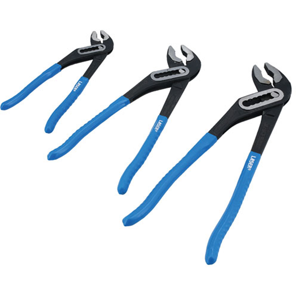 Laser 3 Piece Adjustable Water Pump Plier Set Image 4