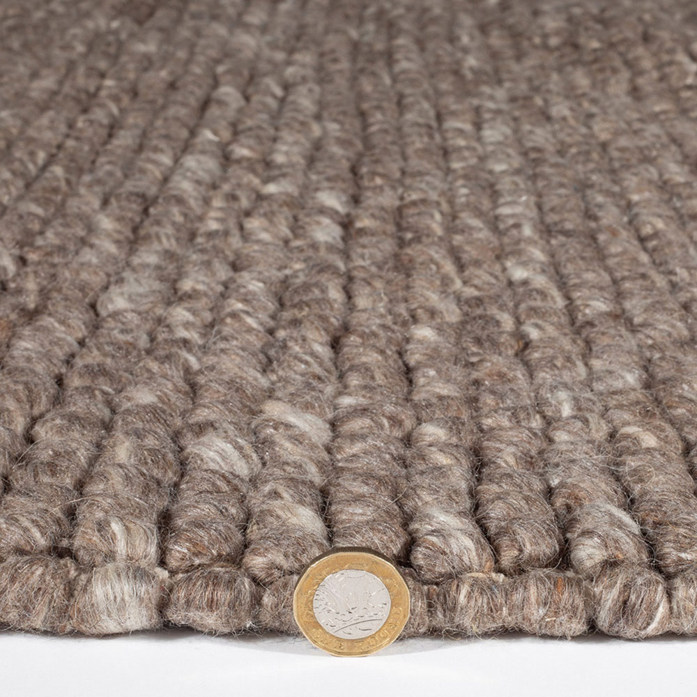 Esselle Delilah Taupe Wool Rug 120 x 170cm Image 4