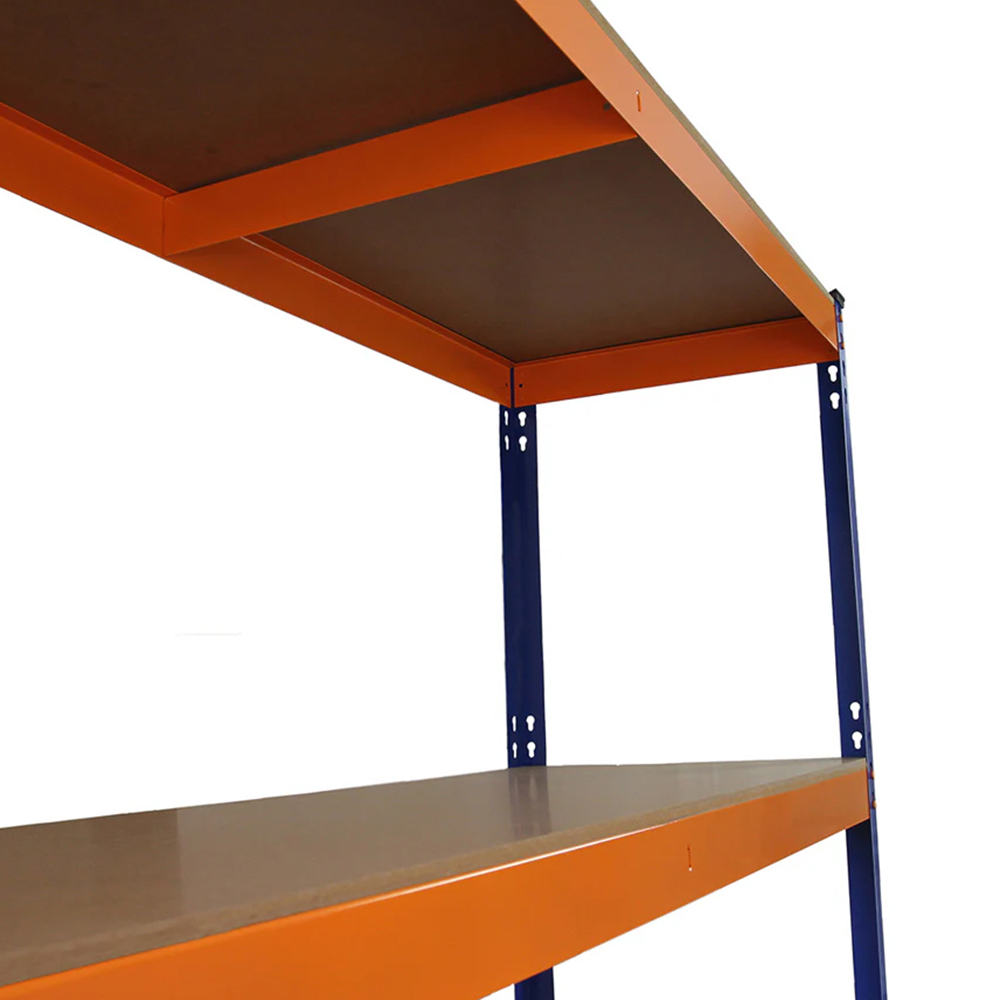 Monster Shop S-Rax Blue and Orange Metal Racking Units 180 x 150 x 50cm 3 Pack Image 5