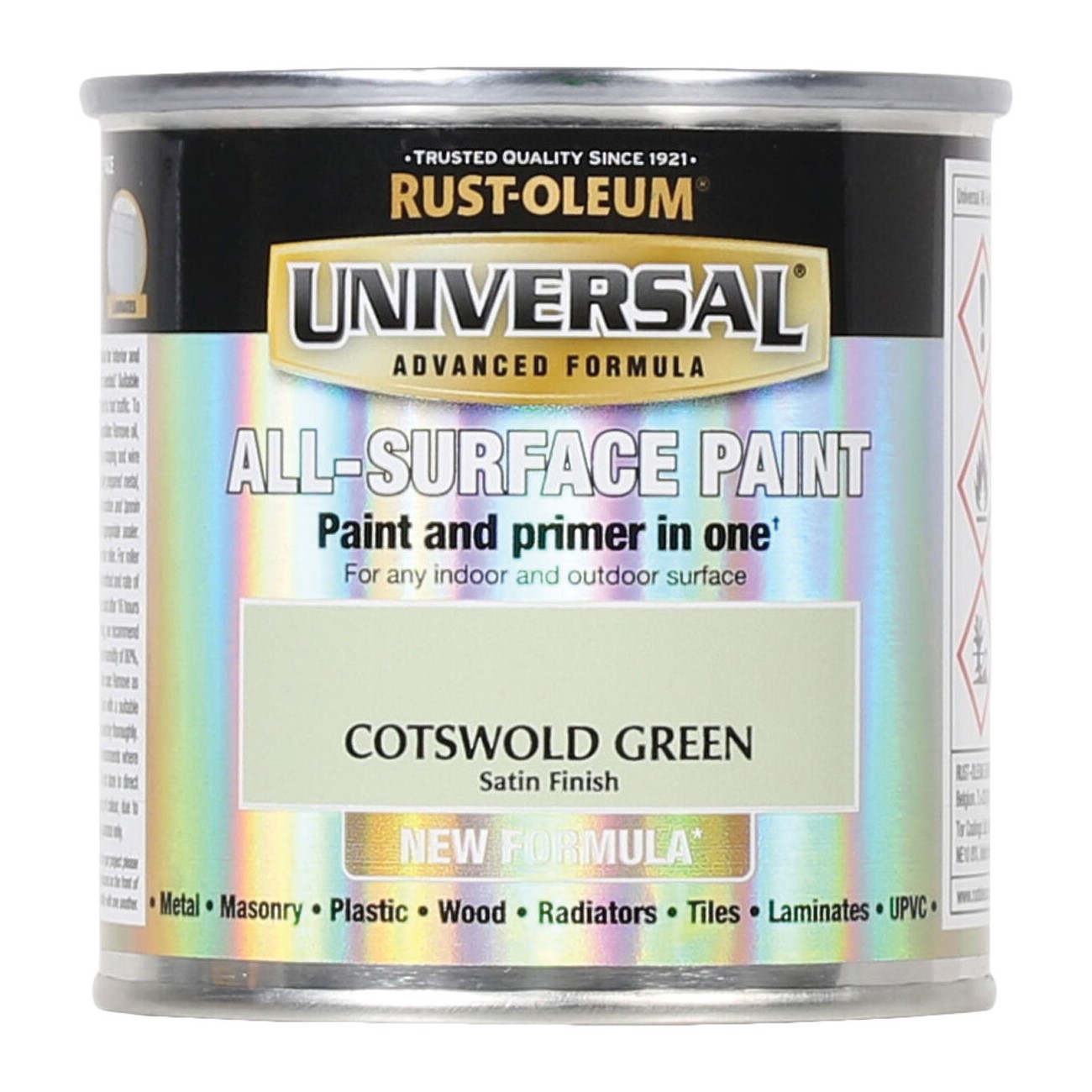 Rust-Oleum Universal All Surface Cotswold Green Paint 240ml Image