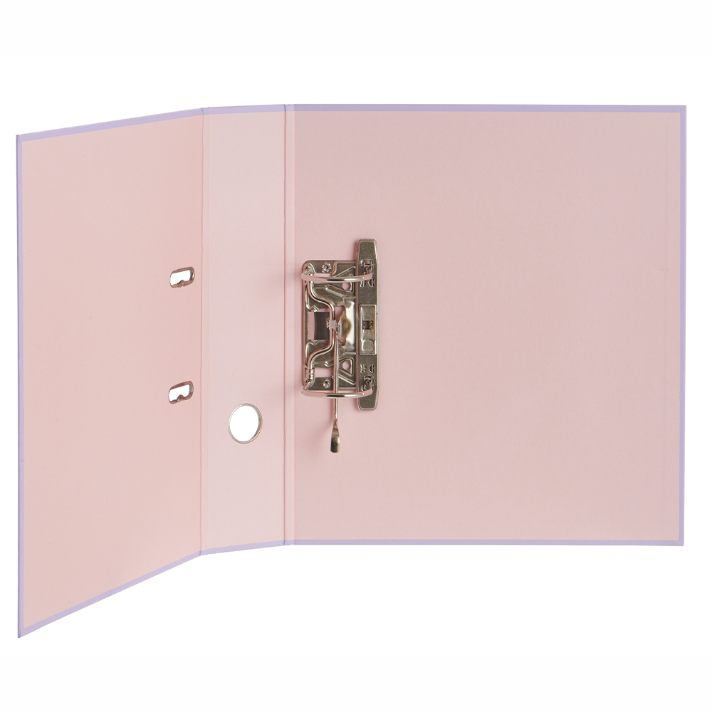 Wilko A4 Lilac Lever Arch File Image 3