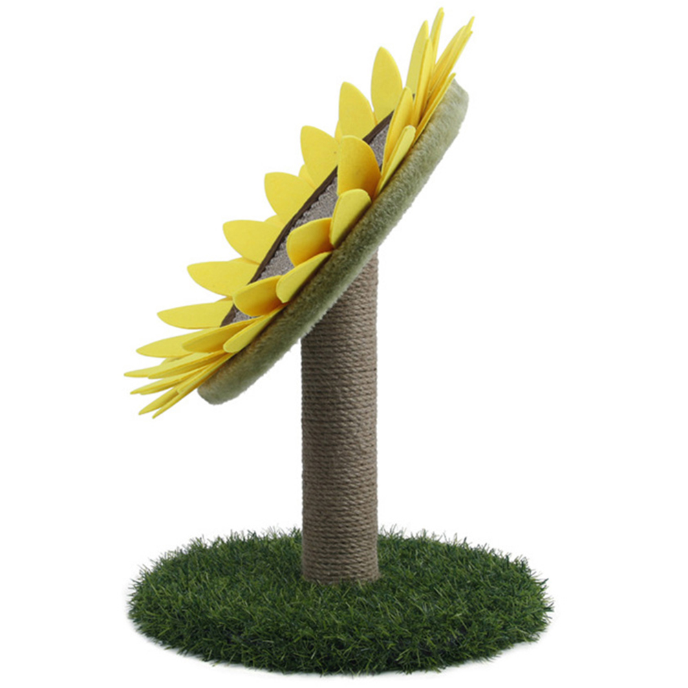 Living and Home Jute Sunflower Cat Scratching Board Image 3