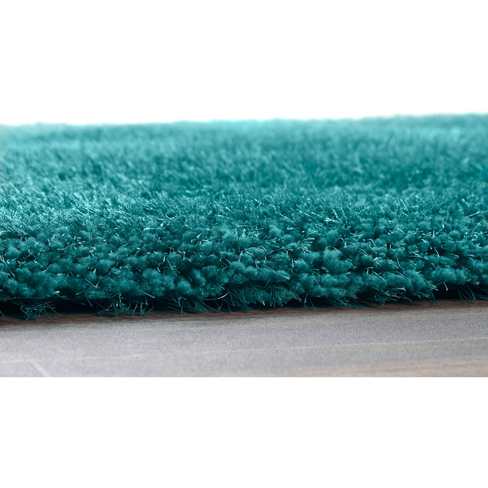 Origins Chicago Dark Teal Shaggy Rug 160 x 230cm Image 3