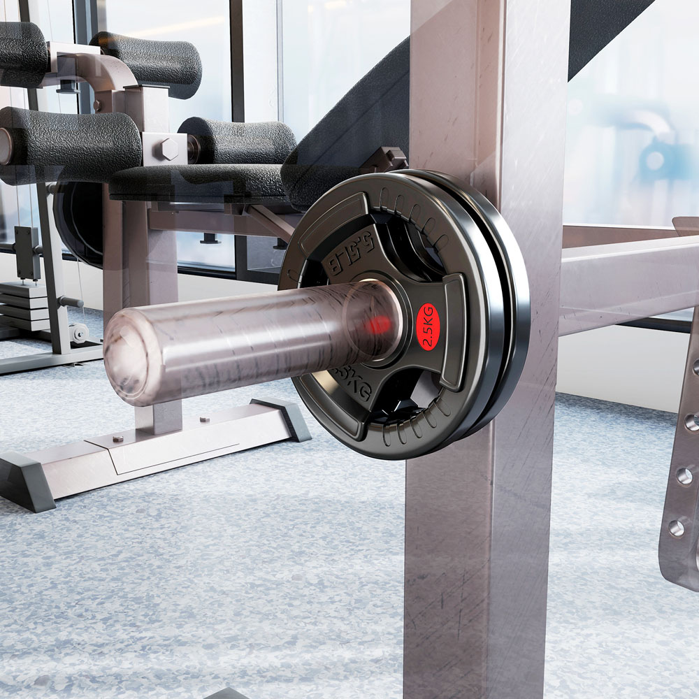 SPORTNOW Olympic Tri-Grip Weight Plates 2.5kg 2 Pack Image 3