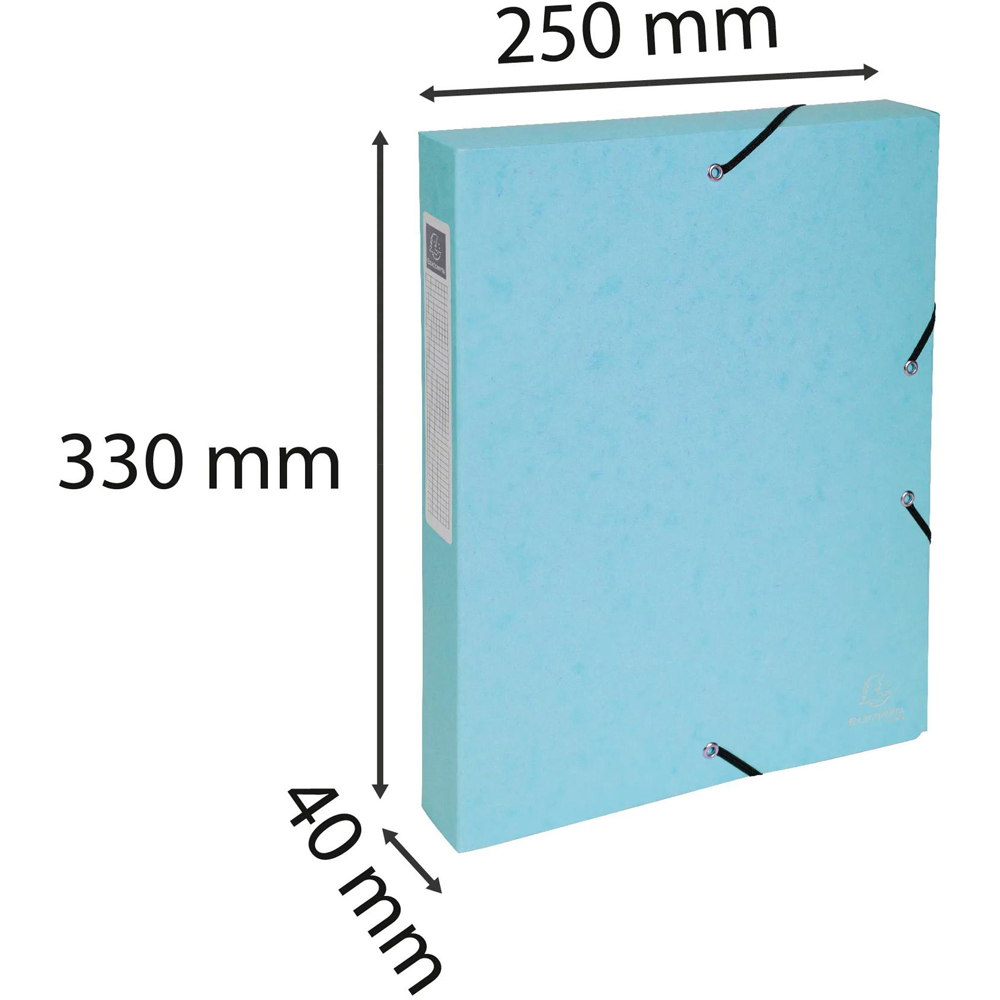 Exacompta Aquarel A4 Multicolour Box File 8 Pack Image 9