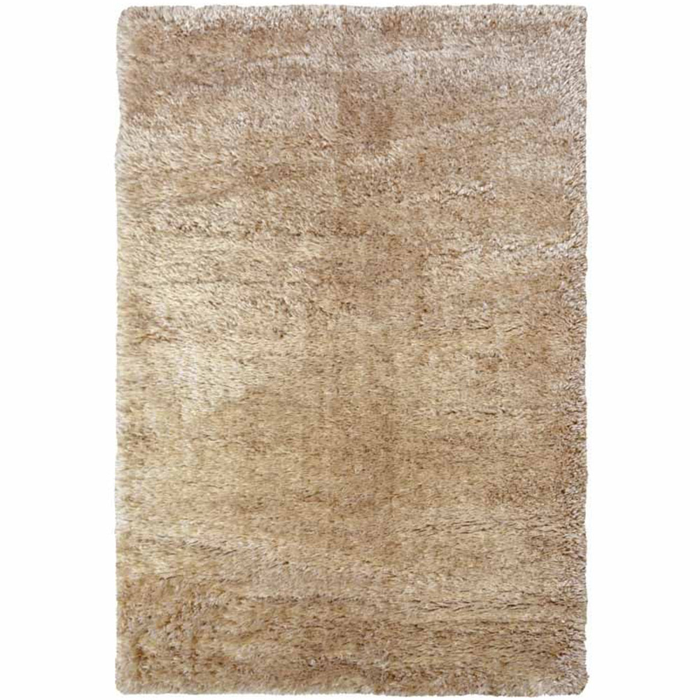 Supersoft Shaggy Rug Natural 160 x 230cm Image 1