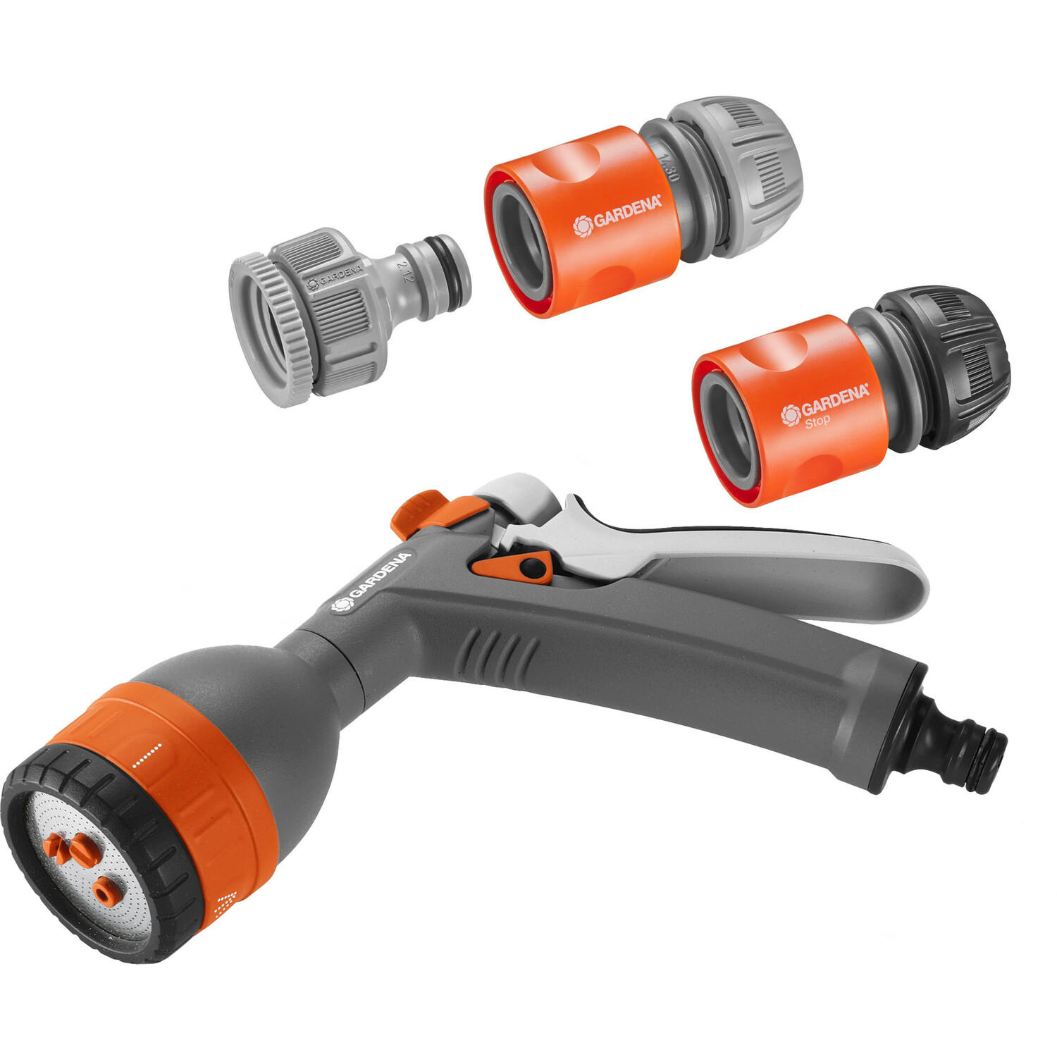 GARDENA Multi Spray Gun Set Orange and Black Image 1