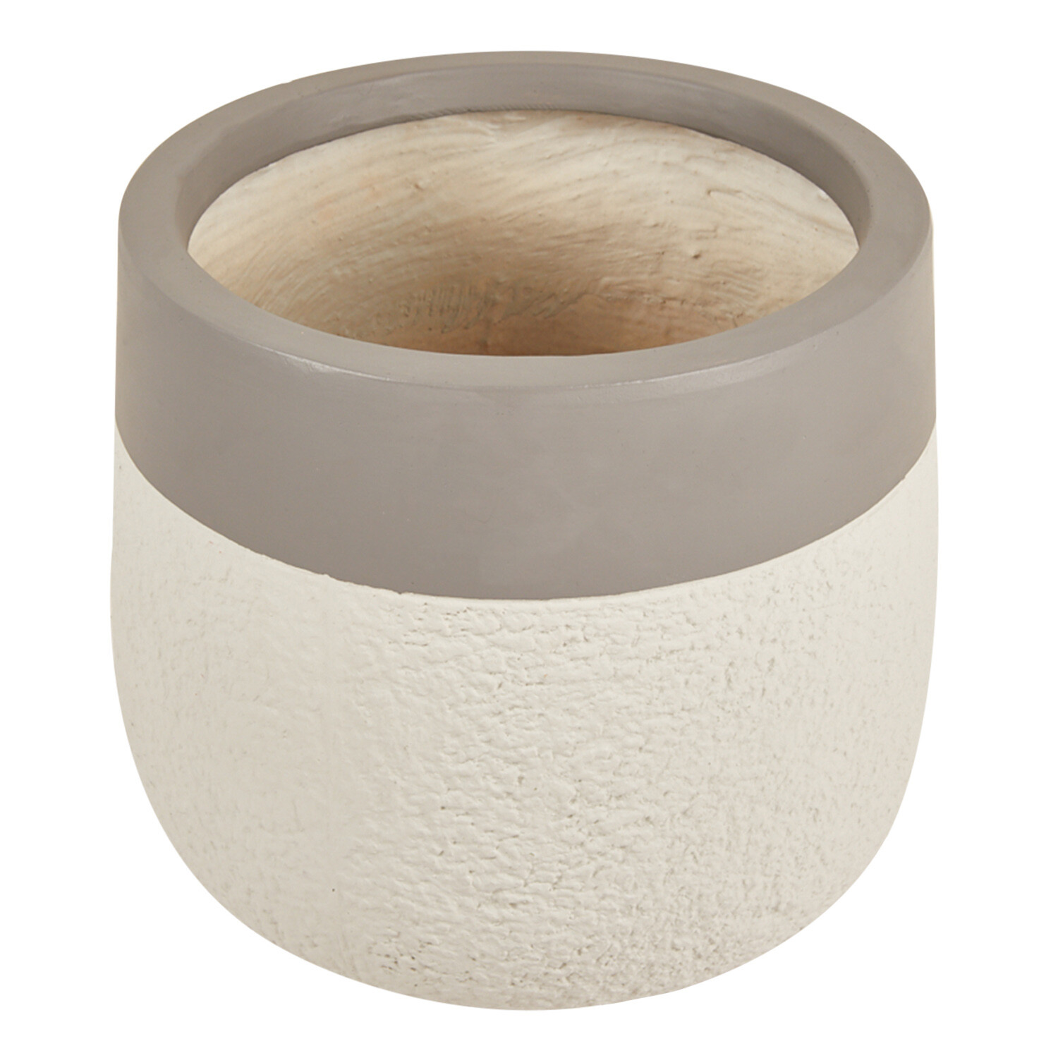 Two Tone Pot Grey 29cm Image 3