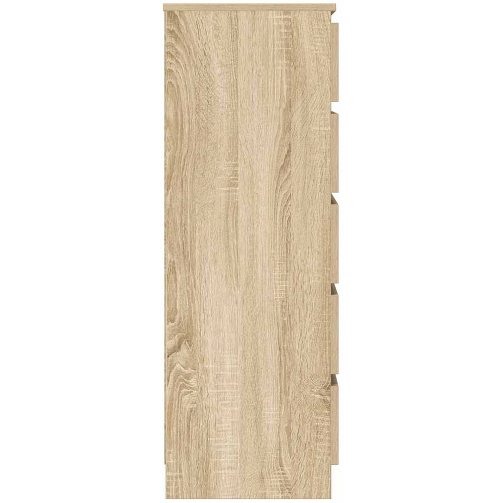 vidaXL 5 Drawer Sonoma Oak Bedside Cabinet Image 4