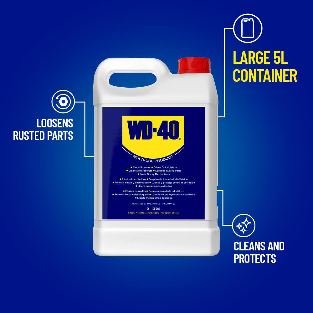 WD-40 Ultimate Multi-Use Lubricant 5L with Spray Applicator and 400ml Specialist Penetrant Image 3