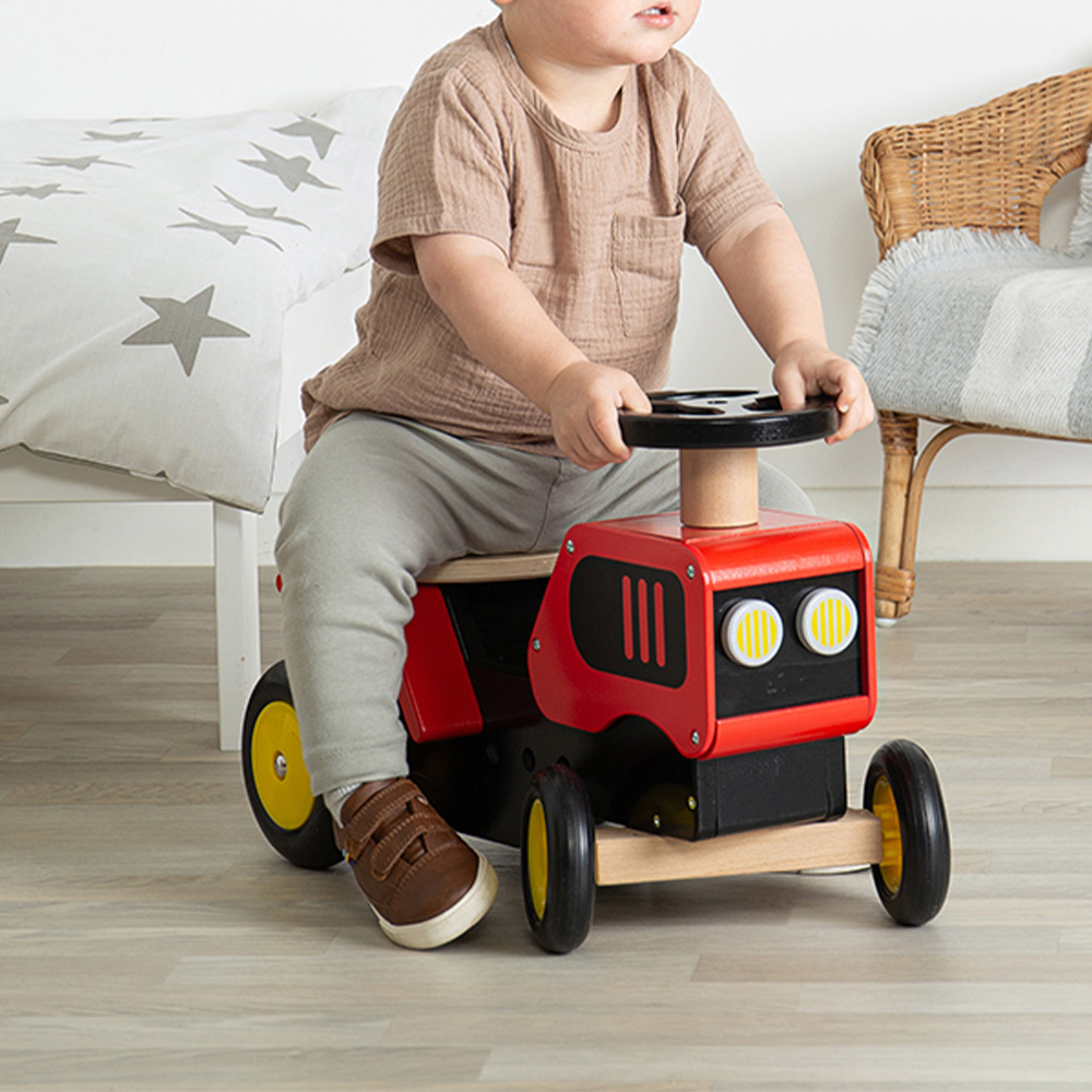 Bigjig Toys Ride-On Tractor Red Image 6