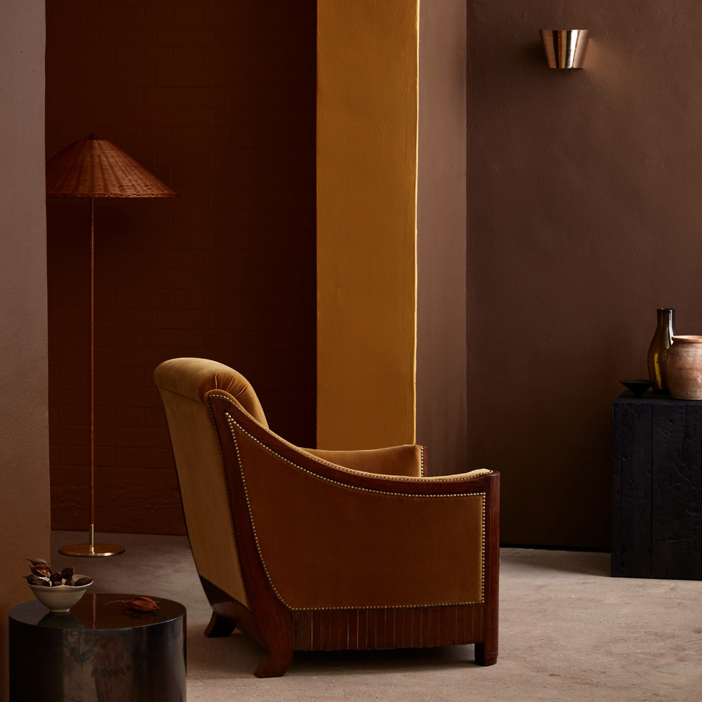 Craig & Rose Walls and Ceilings French Ochre Chalky Matt Emulsion Paint 2.5L Image 5