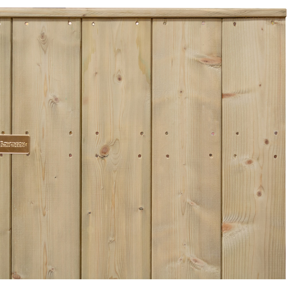 Rowlinson Tongue and Groove Square Top Wooden Gate Image 6