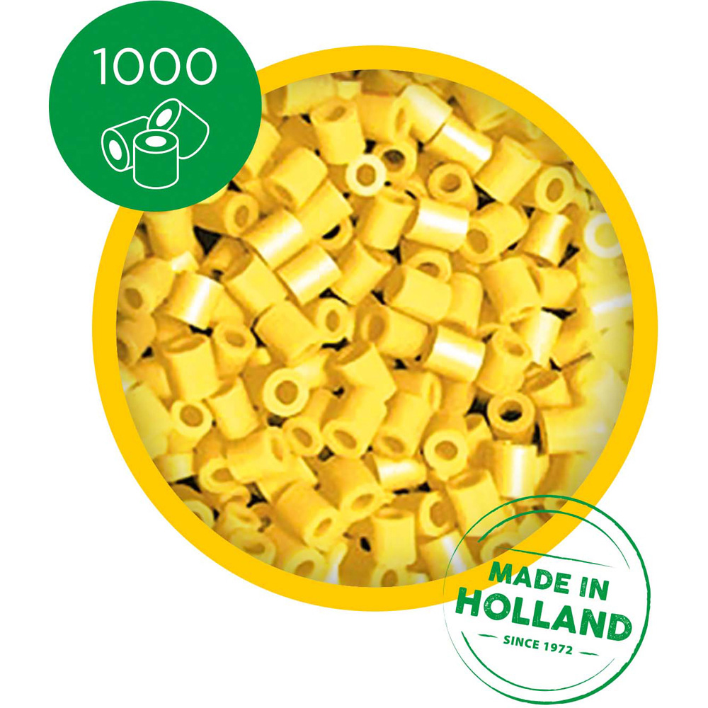 SES Creative Beedz Yellow Iron On Beads 1000 Piece  Image 2
