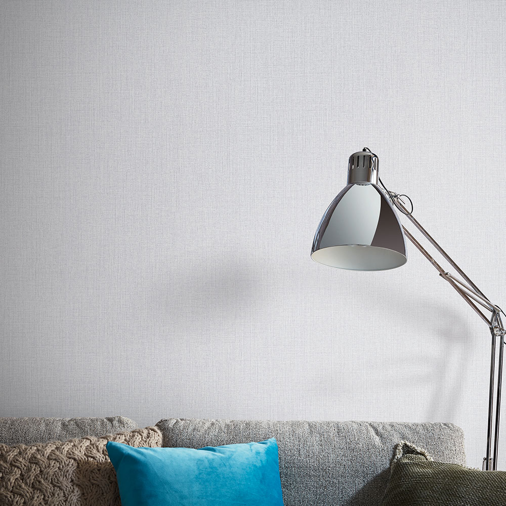 Erismann Elin Woven Modern Plain Grey Wallpaper Image 4