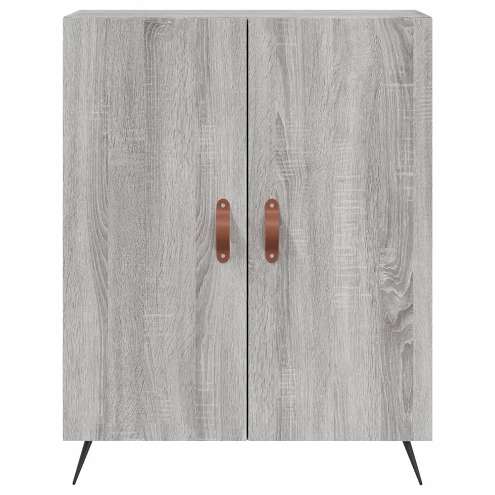 vidaXL 4 Door Grey Sonoma Highboard Image 8