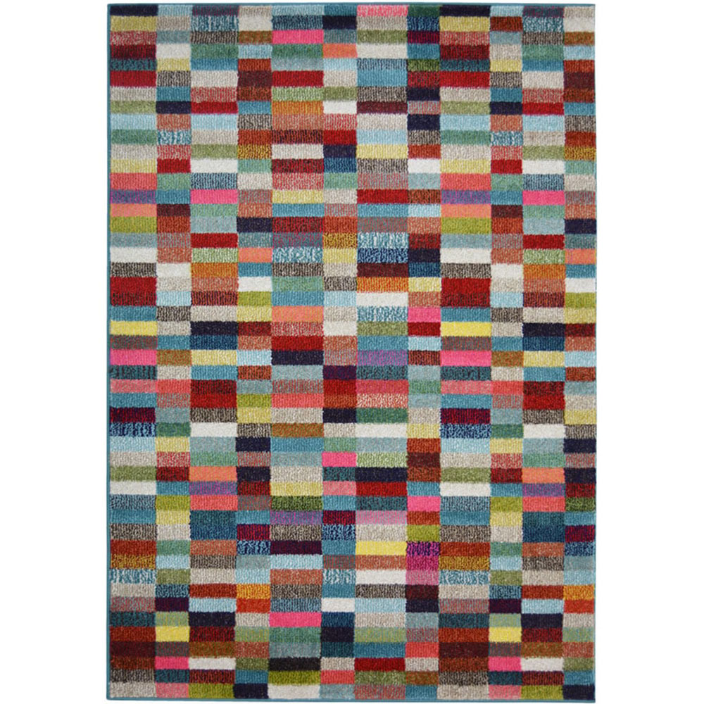 wilko Villa Broken Blocks Rug 120 x 170cm Image 1