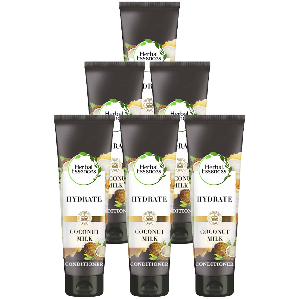 Herbal Essences Biorenew Coconut Milk Hydrating Hair Conditioner Case of 6 x 180ml Image 1