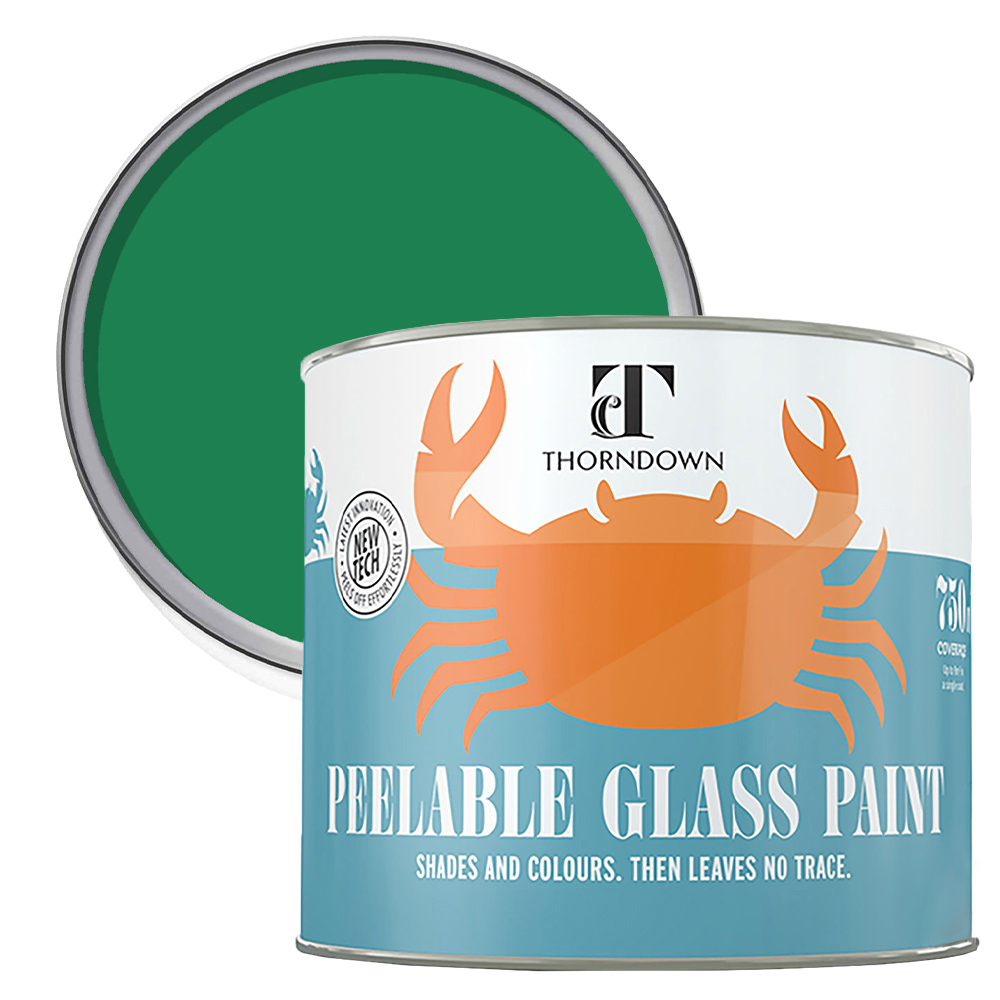 Thorndown Goblin Green Peelable Glass Paint 750ml Image 1