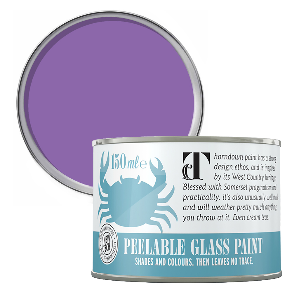 Thorndown Purple Puffin Peelable Glass Paint 150ml Image 1