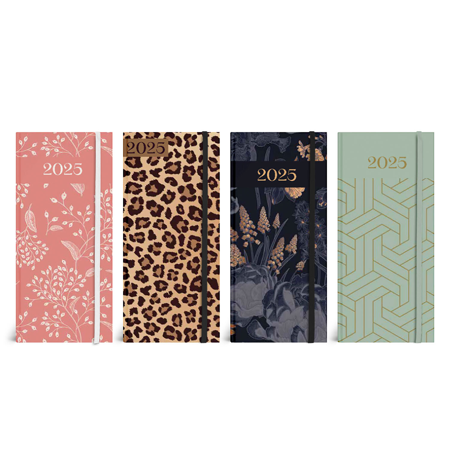 2025 Fashion Slimline Diary - Multicolour Image 1