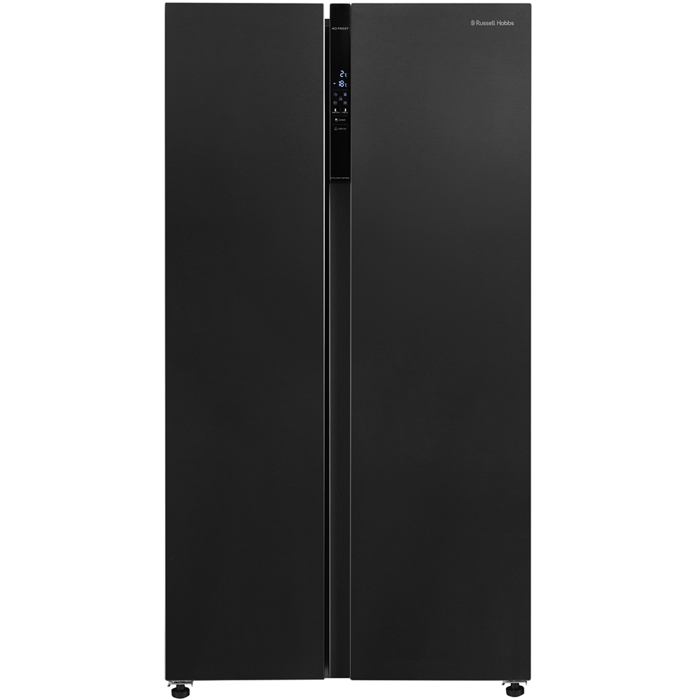 Russell Hobbs RH90AFF201DI Black Freestanding Slimline American Fridge Freezer Image 2