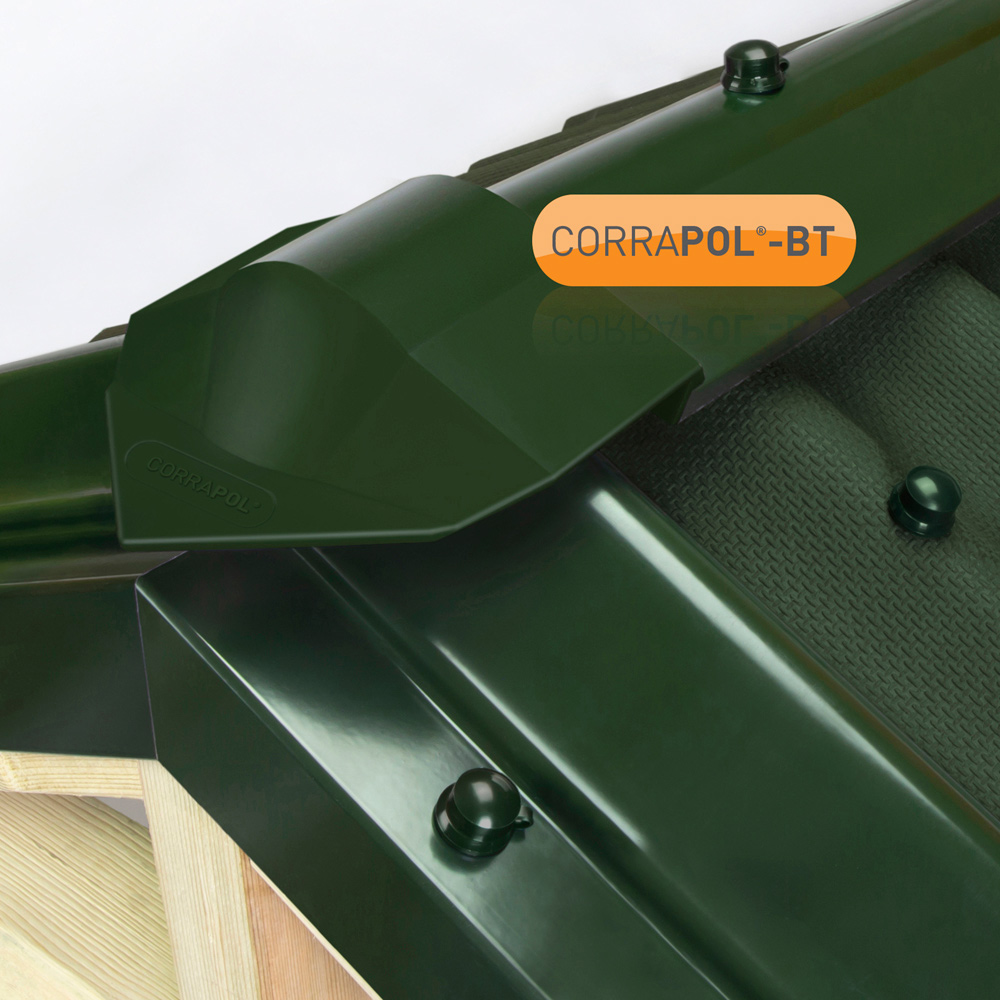 Corrapol-BT Green Aluminium Super Ridge Bar Set 6m Image 3