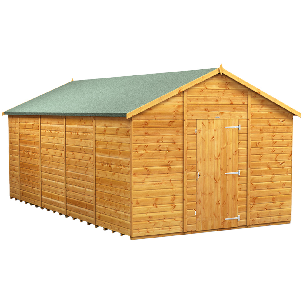 Power Sheds 18 x 10ft Apex Wooden Shed Image 1