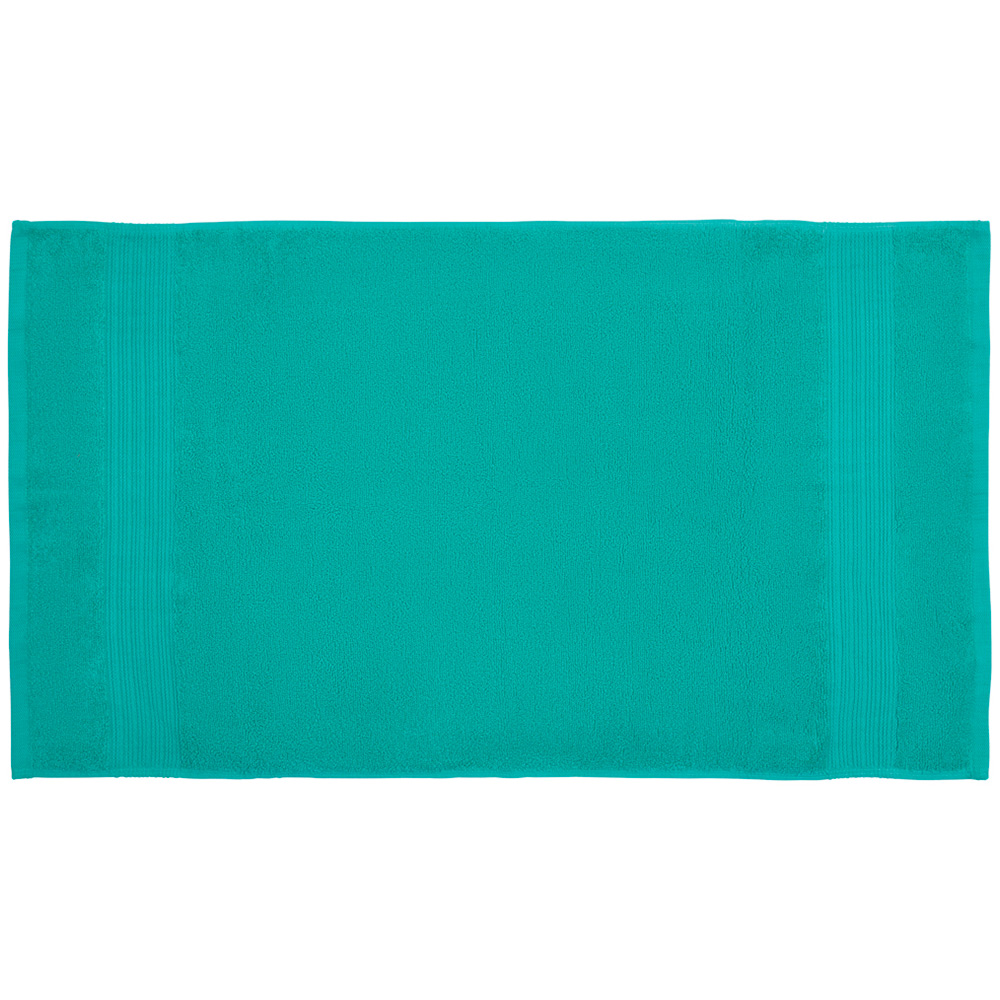 Wilko Supersoft Cotton Turquoise Hand Towel Image 3