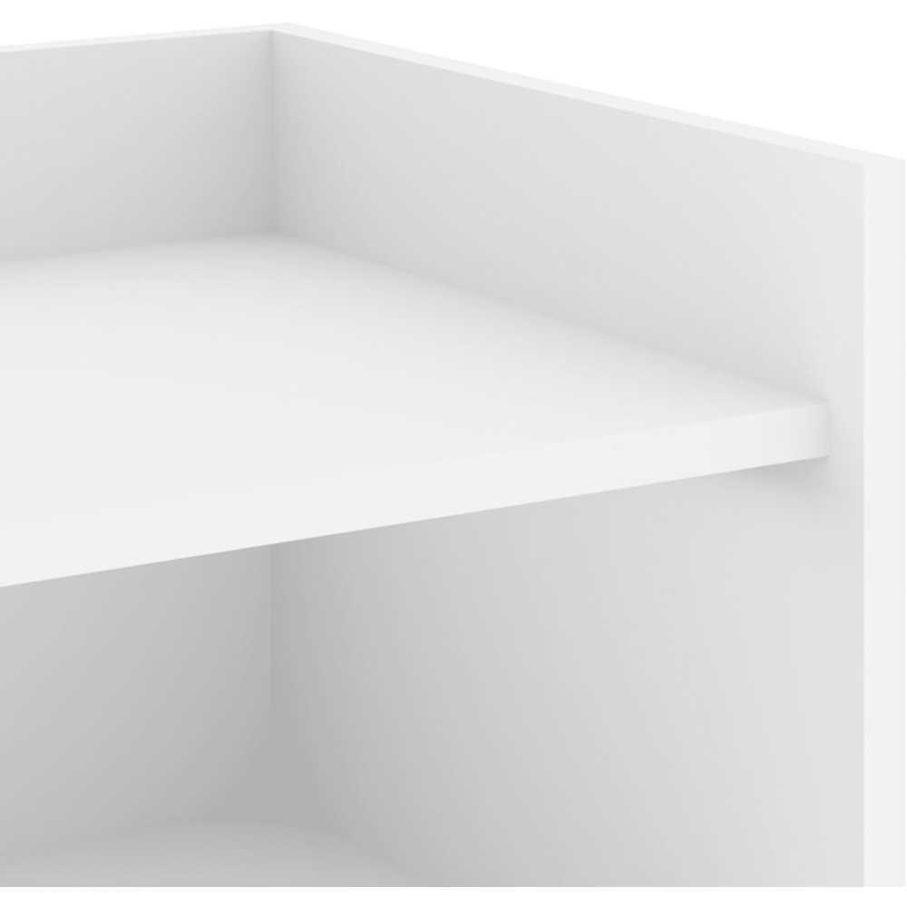 vidaXL 4 Shelf White Sideboard Image 8