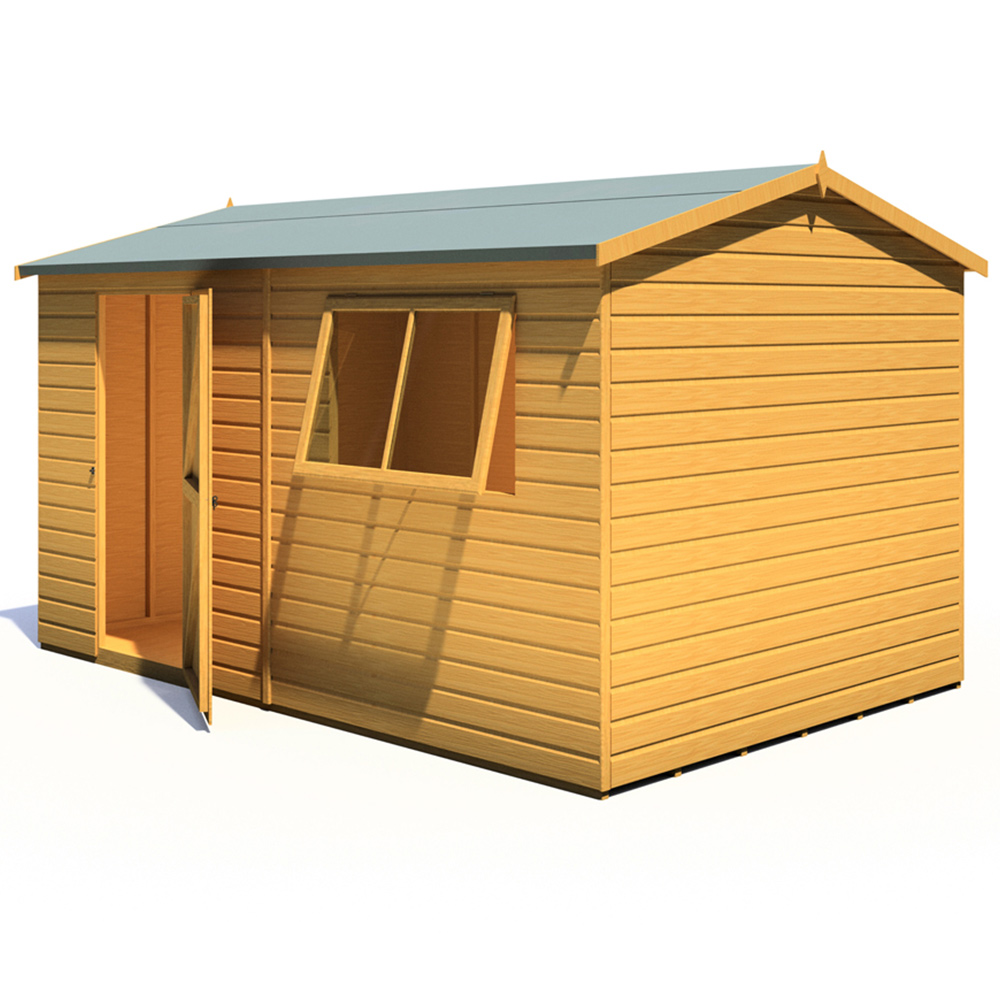 Shire Lewis 12 x 8ft Style D Reverse Apex Shed Image 2