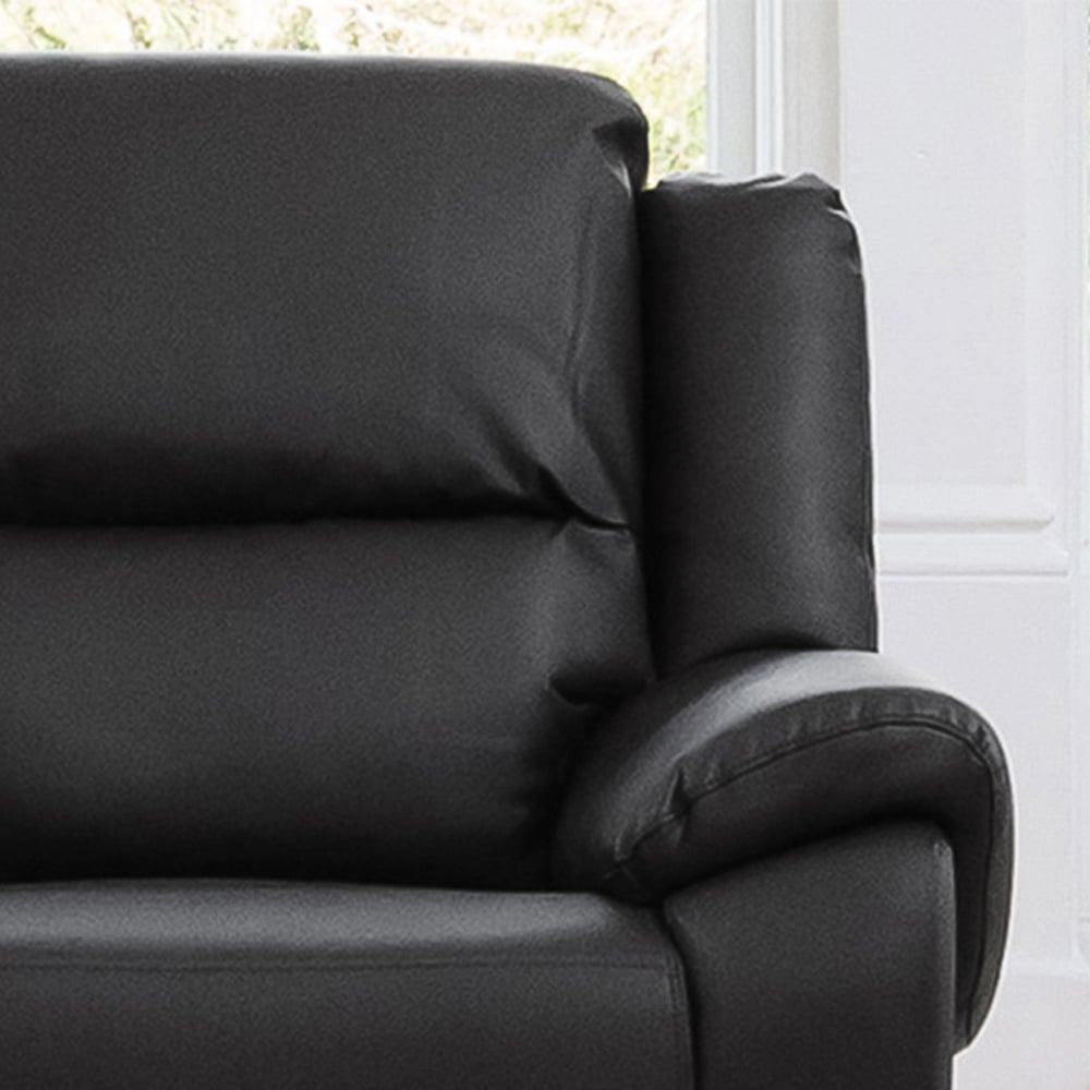 Brookhaven Black Bonded Leather Electric Recliner Chair Image 3