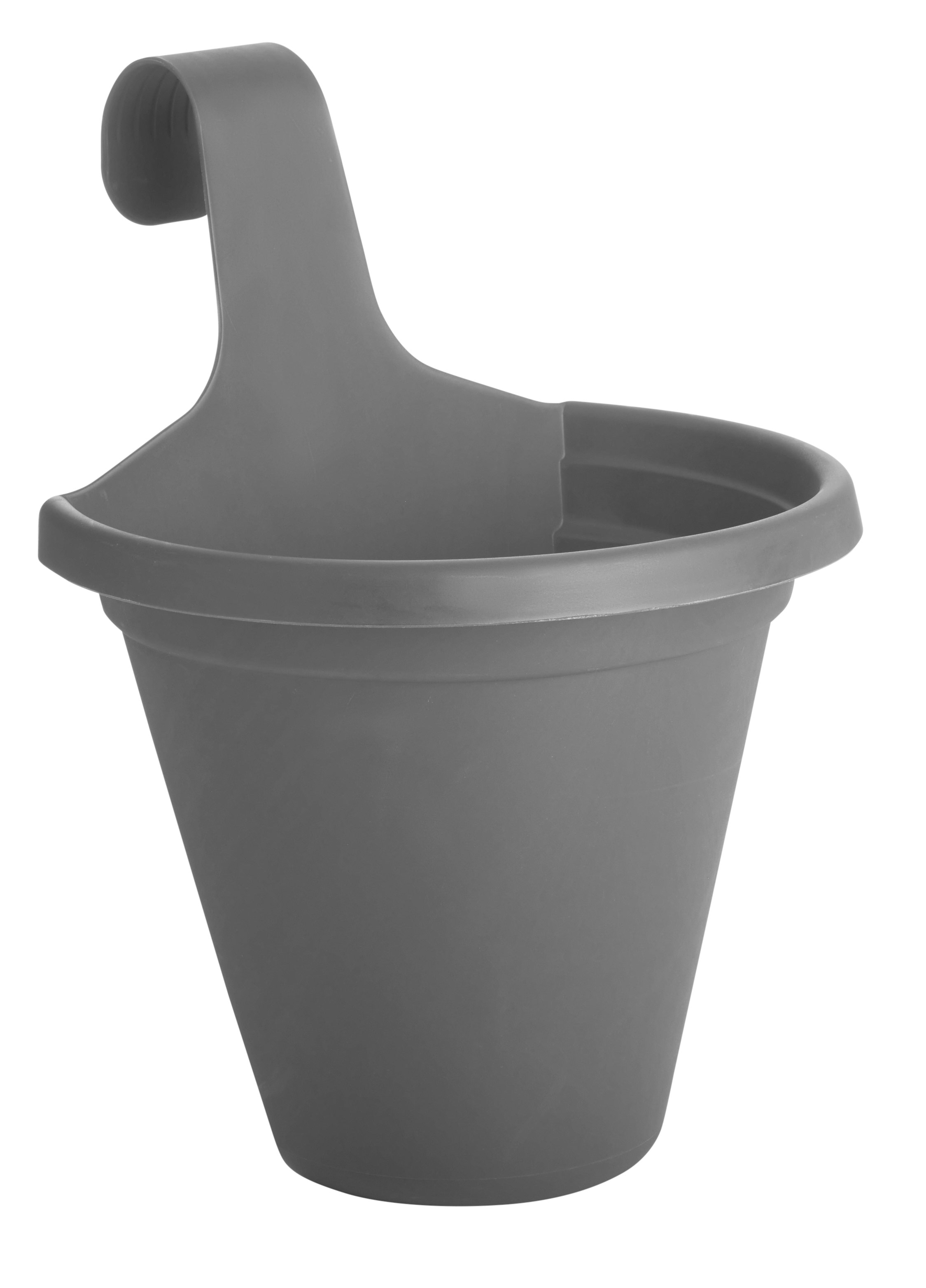 Clever Pots Grey ABS Hanging Pot 18cm Image 3