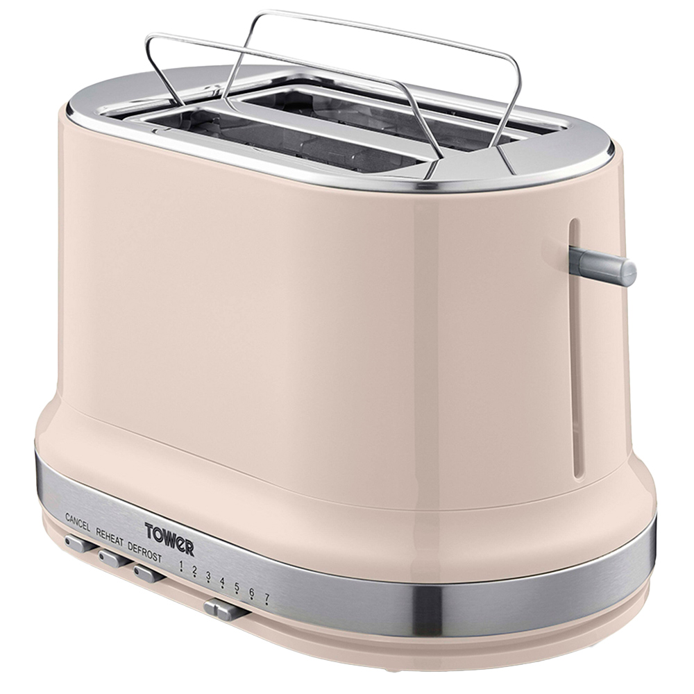 Tower T20043CHA Belle Cream 2 Slice Toaster 800W Image 1