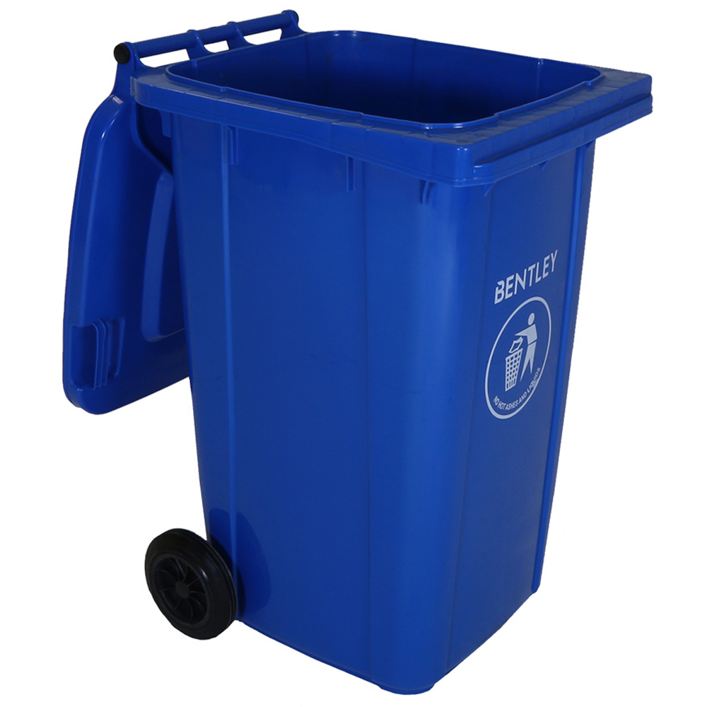 Charles Bentley Blue Wheelie Bin 240L Image 3