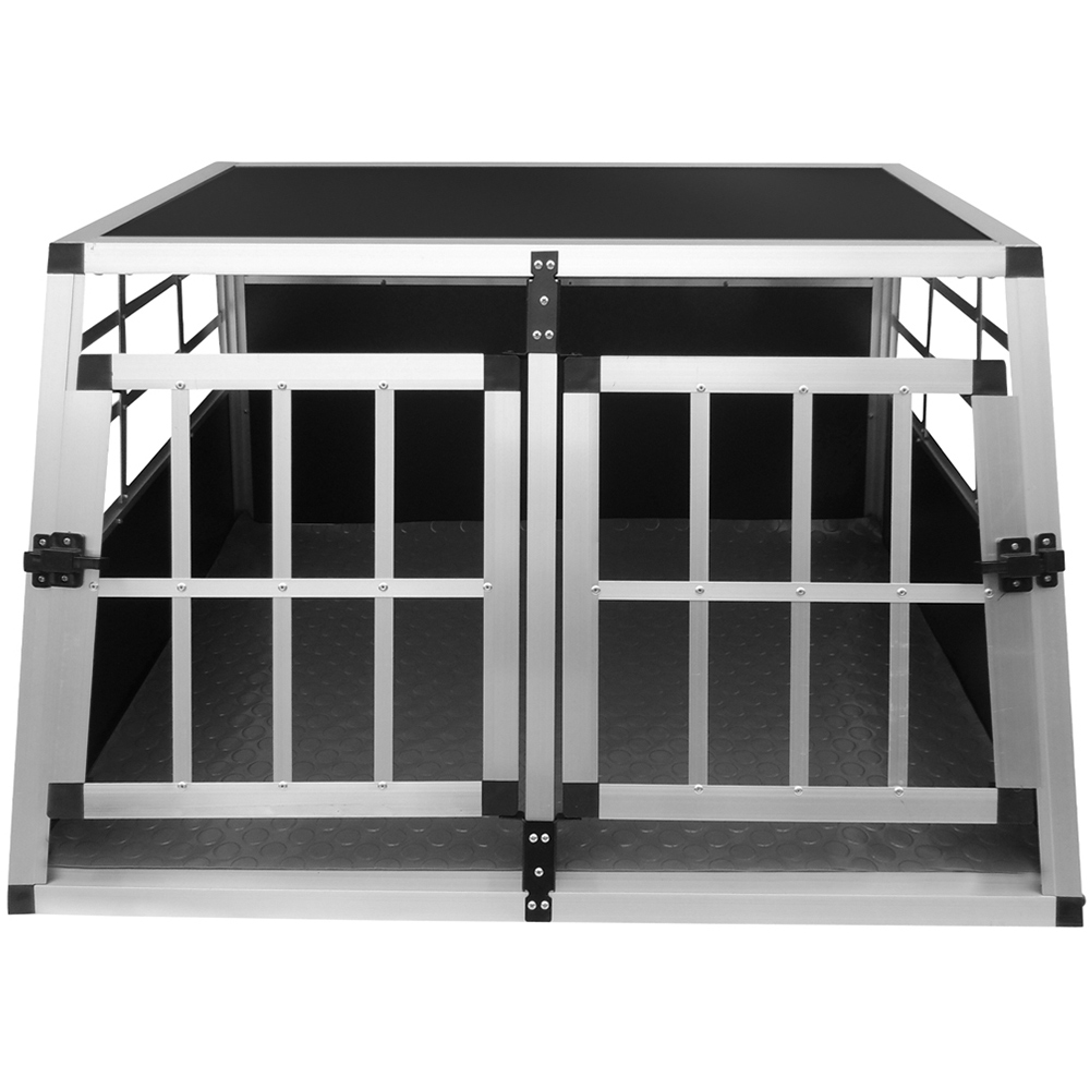 Monster Shop Car Pet Crate with Small Double Doors Image 2