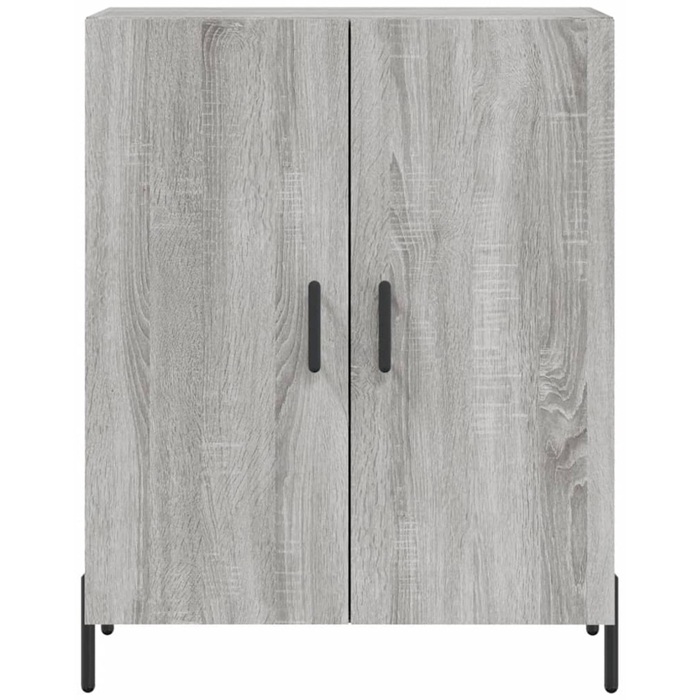 vidaXL 4 Door Grey Sonoma Highboard Image 8
