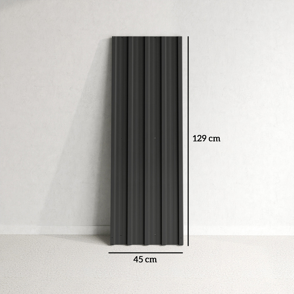 Outsunny Black Metal Greenhouse Roofing Sheet 12 Pack Image 9