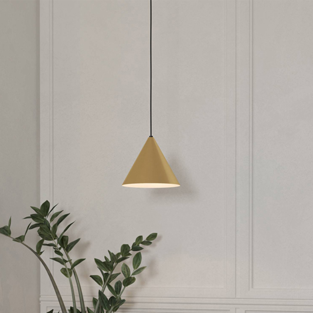 EGLO Narices Brushed Black and Gold Pendant Light Image 2