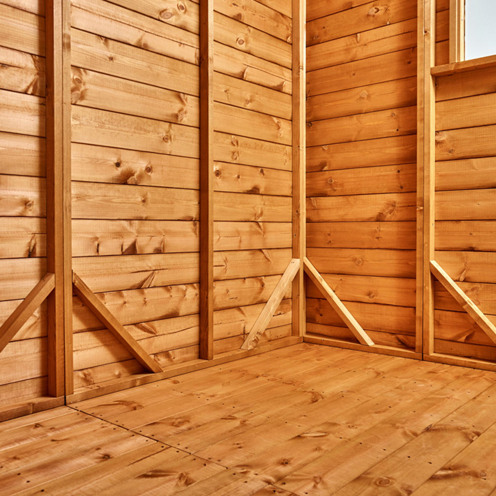 Power Sheds 14 x 6ft Pent Wooden Shed Image 6