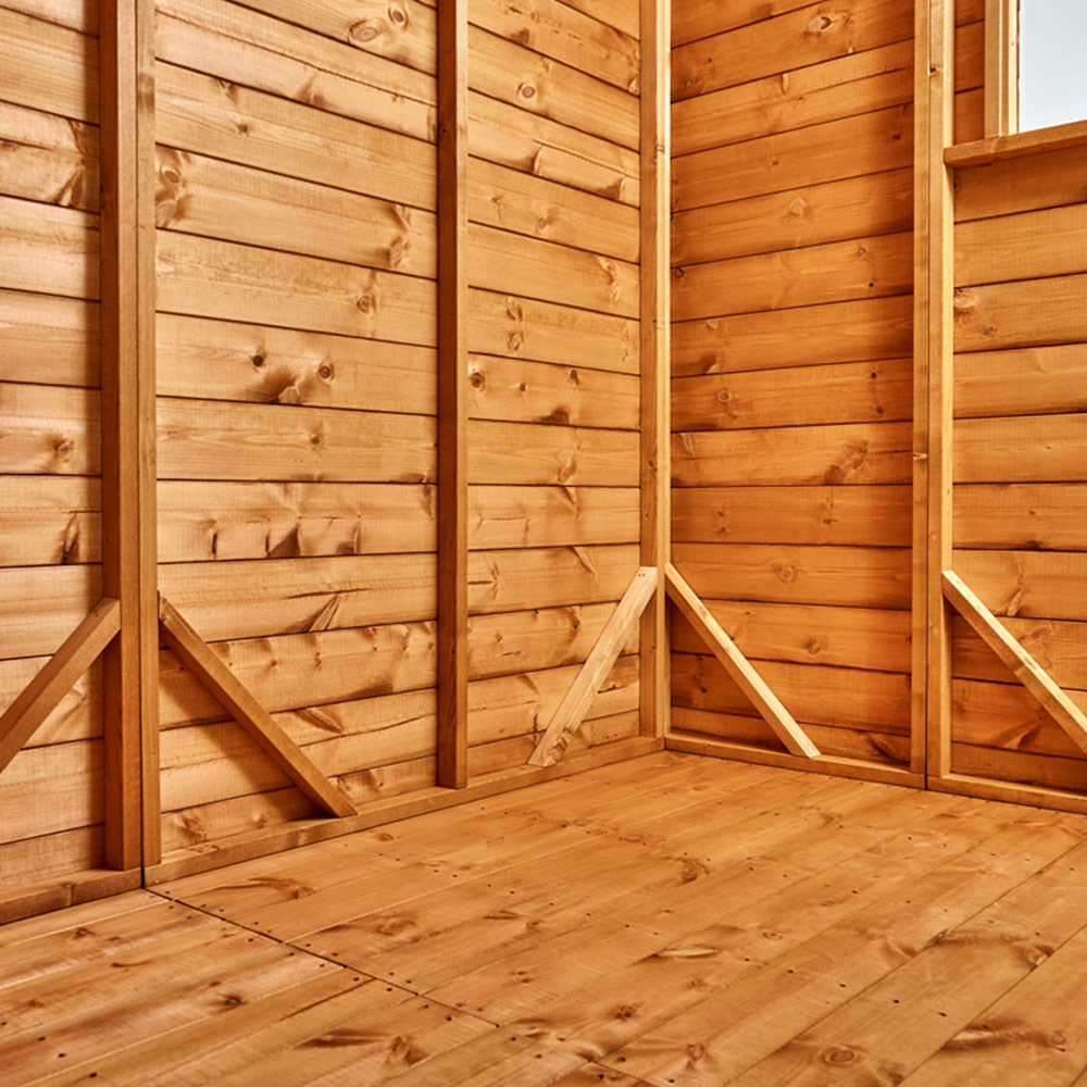 Power Sheds 14 x 6ft Pent Wooden Shed with Window Image 6