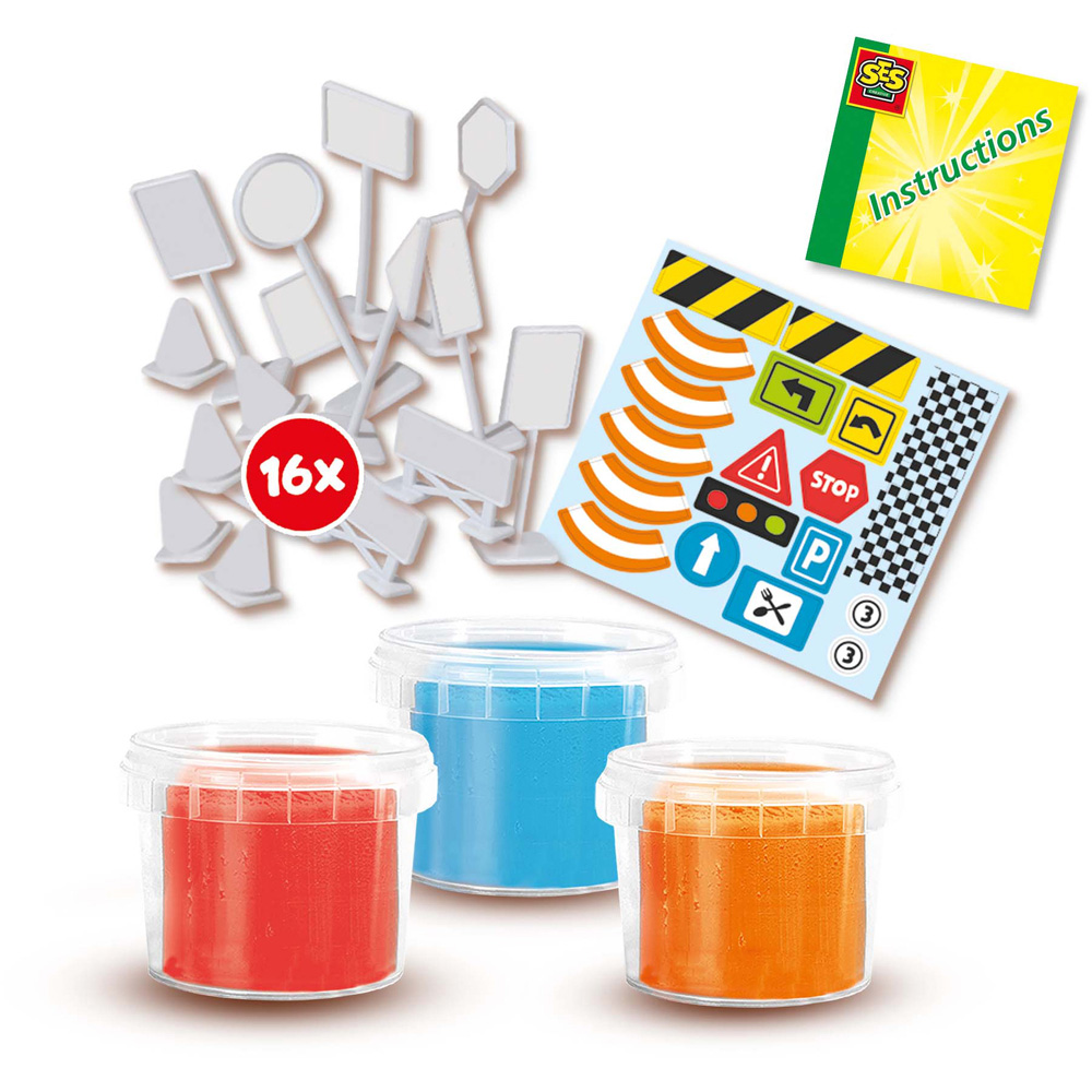 SES Creative Kids Traffic Dough Play Set Image 2
