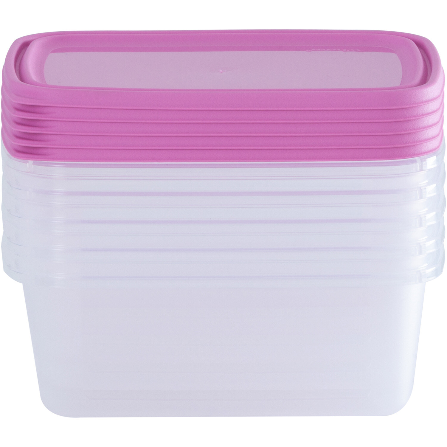 Pack of 5 Wham Food Boxes Pink Image 3