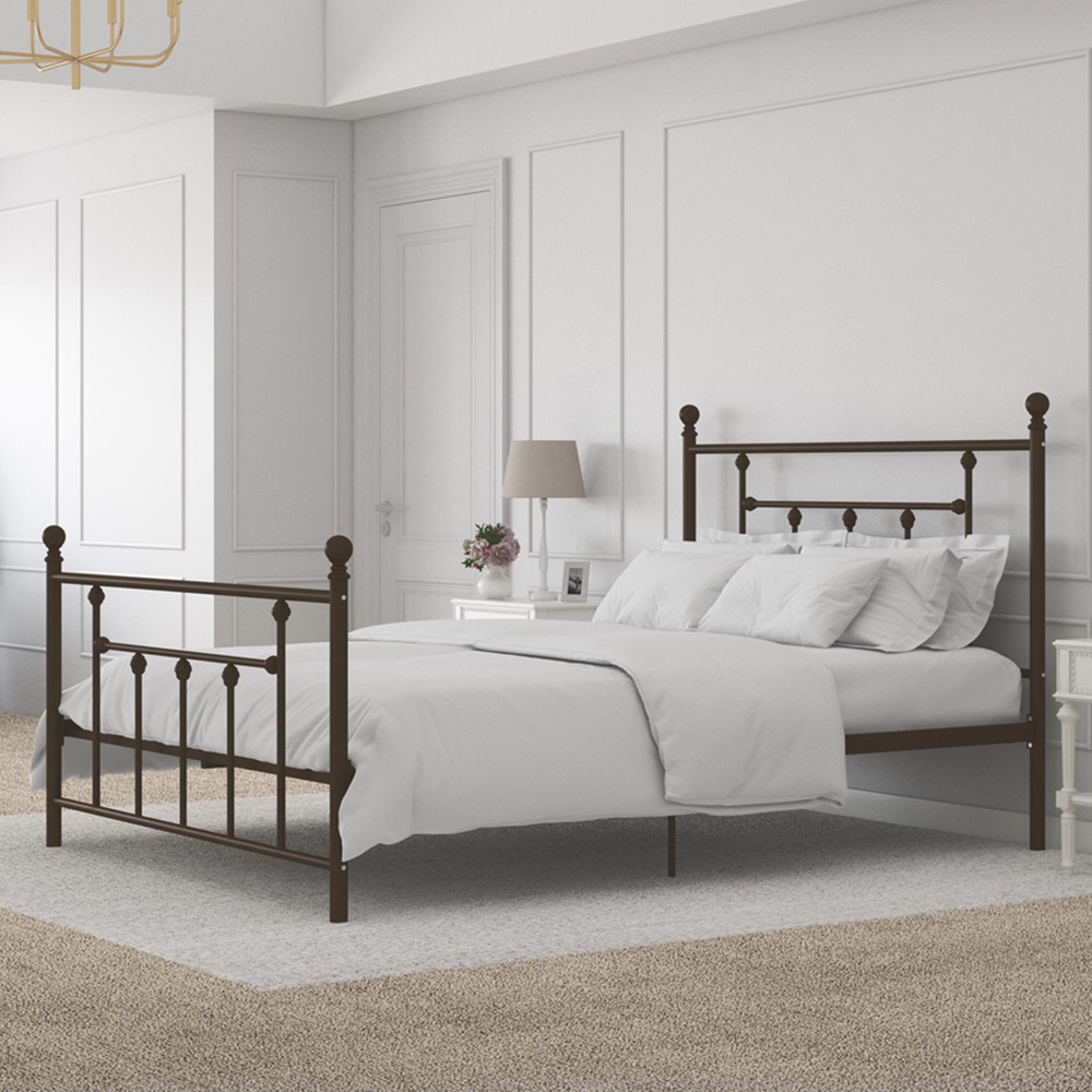 Dorel Manila Double Bronze Metal Bed Frame Image 1