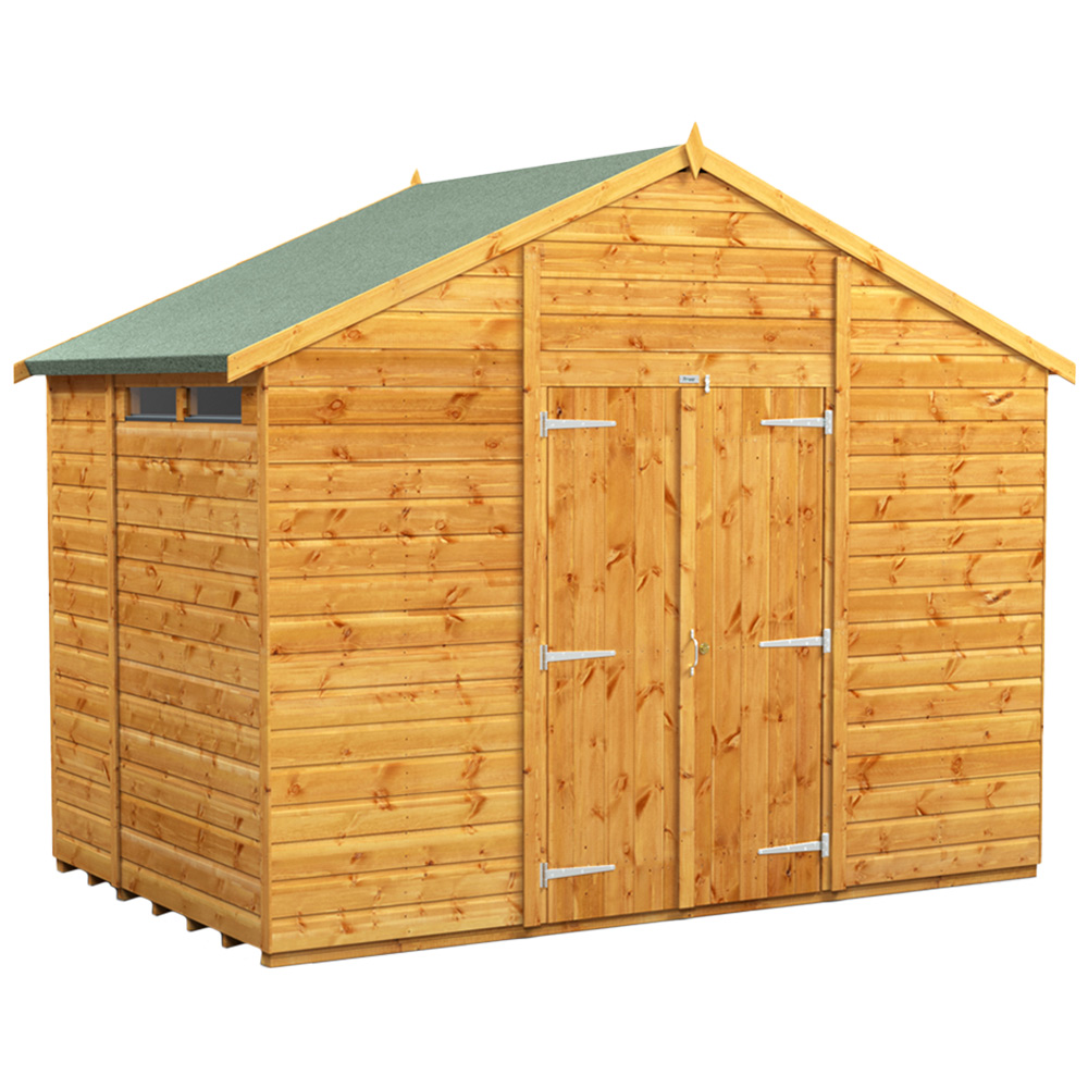 Power Sheds 6 x 10ft Double Door Apex Security Shed Image 1