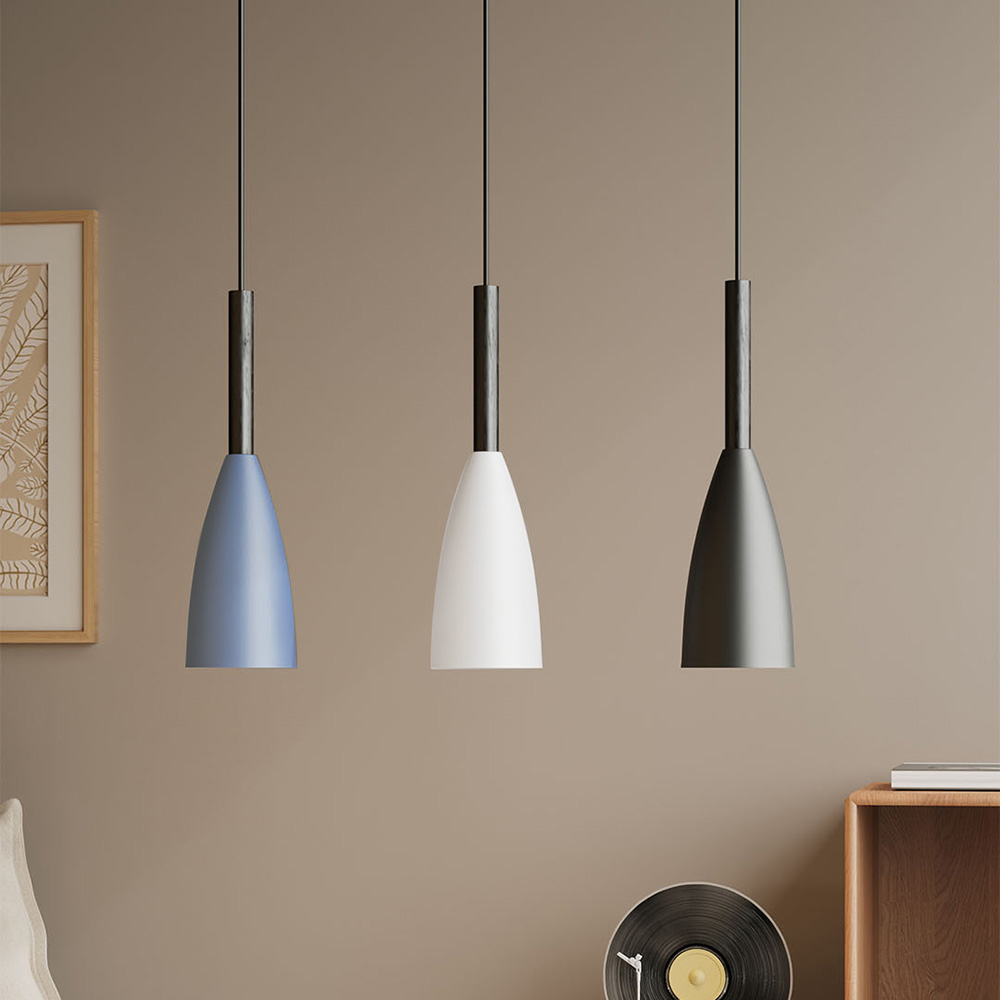 Living and Home 3 Light Iron E27 Pendant Light Image 7