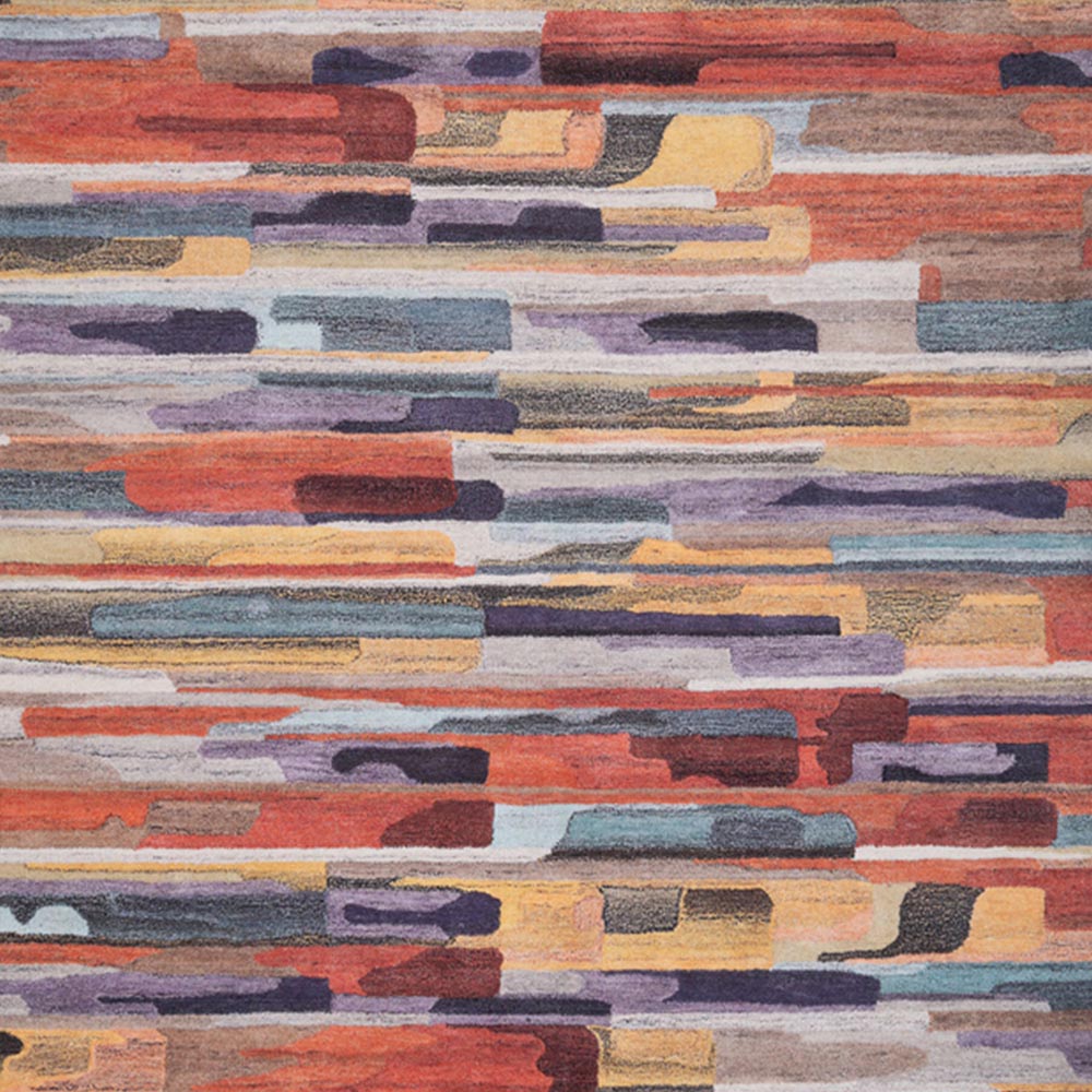 Kukoon Abstract Soft Chenille Multicolour Washable Rug 200 x 290cm Image 3