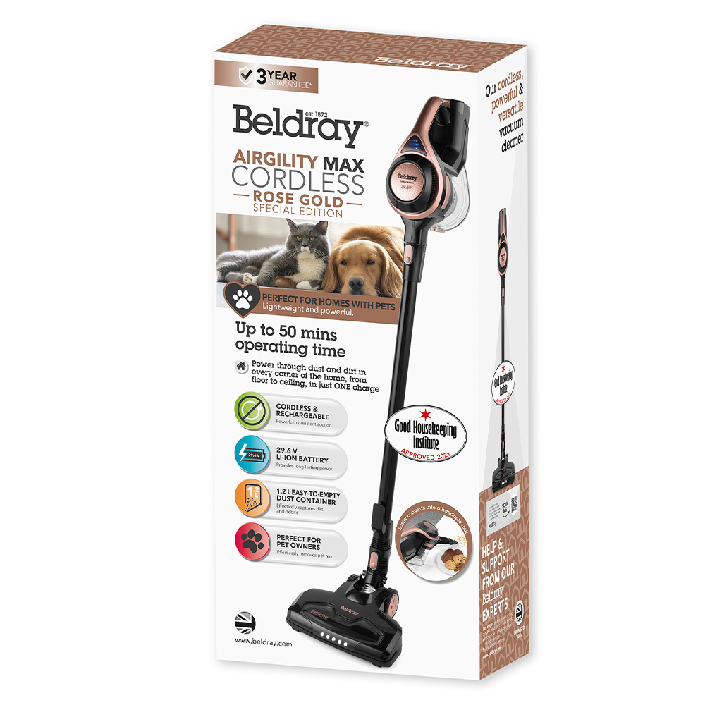 Beldray Airgility Max 2 in 1 Cordless Vacuum Cleaner 29.6V Image 9
