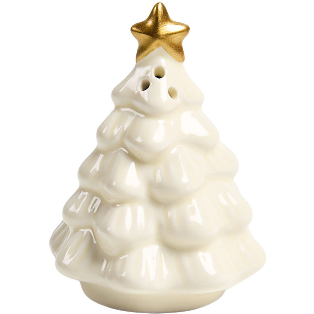 Christmas Tree Salt and Pepper Shaker Set White Image 7