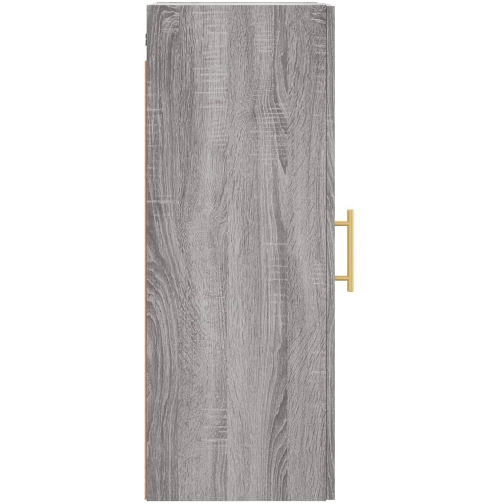 vidaXL Single Door Grey Sonoma Wall Mounted Cabinet Image 6